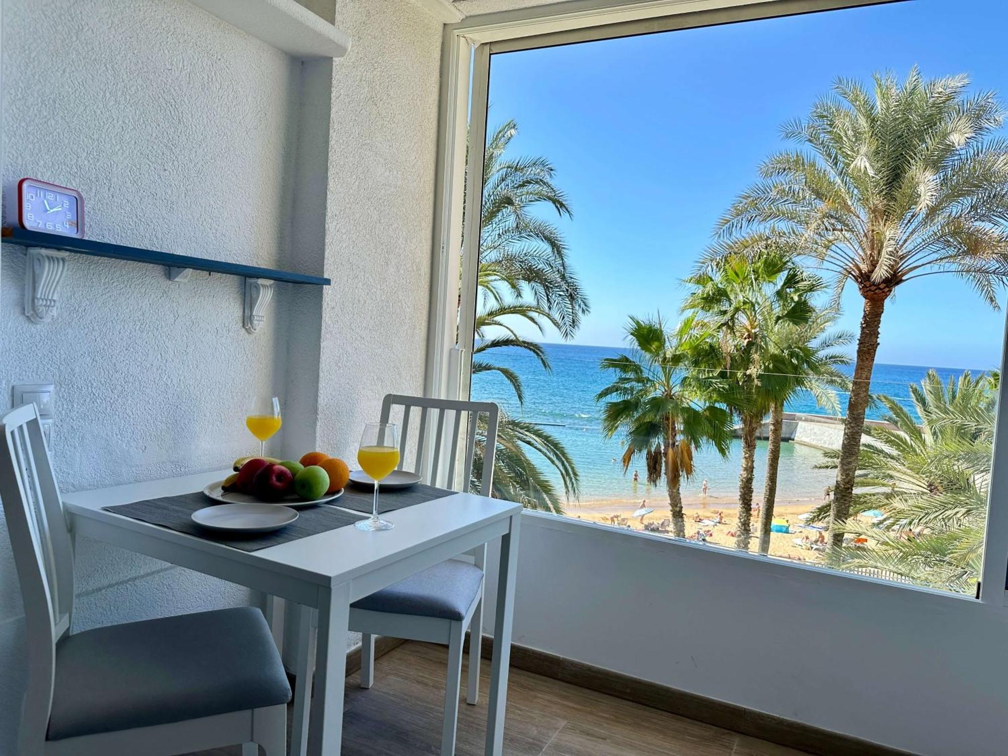 Studios für 2 Personen am Strand Arguineguin Exterior foto